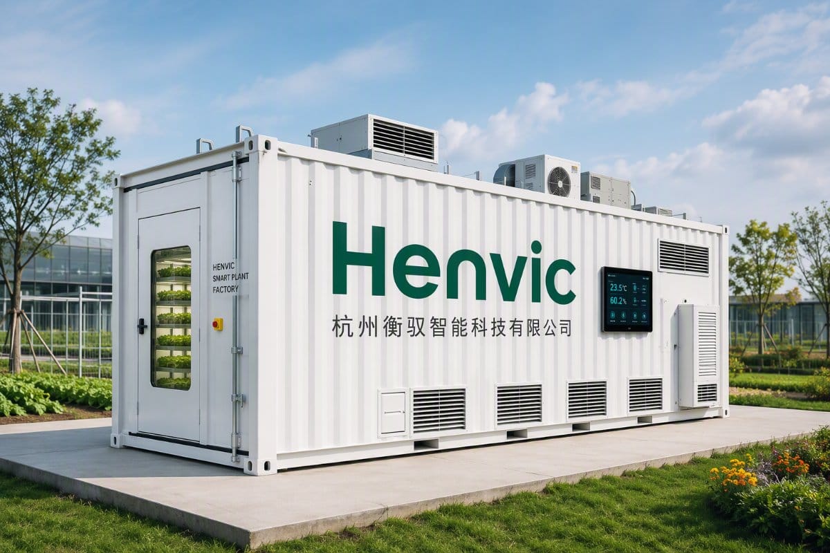 Henvic container plant factory for fruits, vegetables and mushrooms