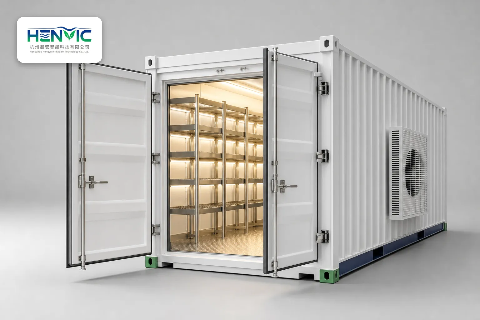 Button Mushroom Cultivation Container  High-Yield